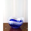 Bohemia Crystal Broušená mísa Dune 210mm modrá4
