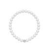 Bohemia Crystal Perlový náramek Velvet Pearl - bílý