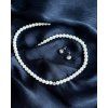 Bohemia Crystal náhrdelník Velvet Pearl bílý 6