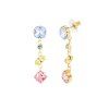 Bohemia Crystal nausnice BOnbon zlacene1