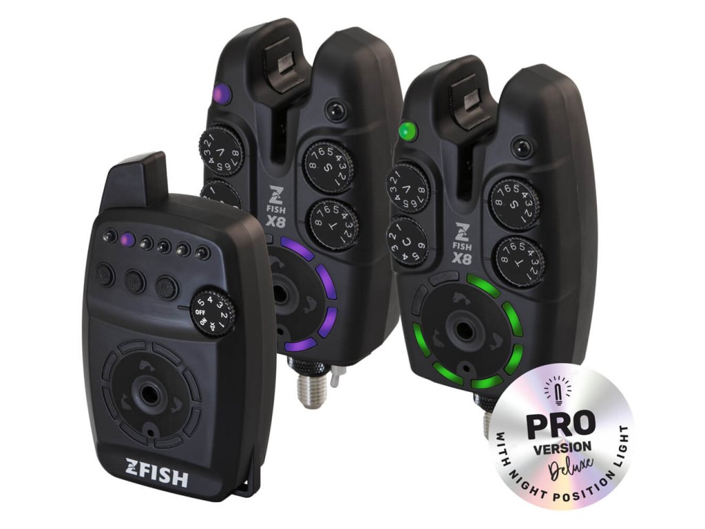 zfish sada hlasicu bite alarm set zx8 pro 2 1
