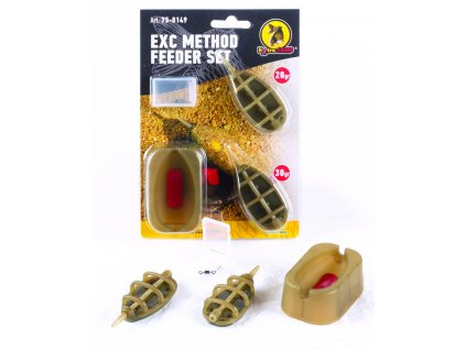 Extra Carp Method Feeder Set 50g,60g + f