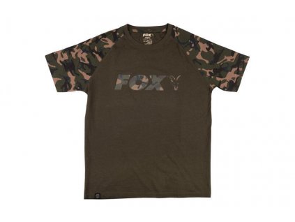 Triko Fox Raglan t-shirt khaki/camo 3XL
