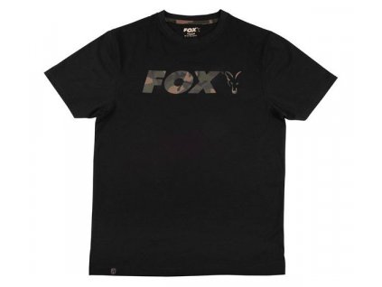 Triko Fox t-shirt BLACK/camo XL