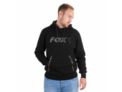 Mikina Fox Black/camo hoody 2XL