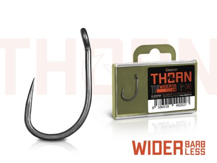 Háčky Delphin Thorn Wider barbless 6