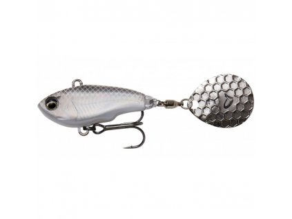 Fat Tail Spin 8cm 24g White Silver