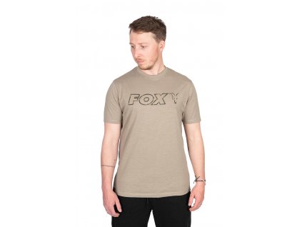 Triko Fox Lightweight khaki marl 2XL