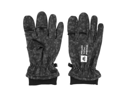 Mikado Rukavice Softshell Black Camo XL