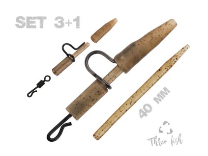 zfish zaveska heavy duty clip complete set 40 mm