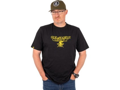 Triko Black Cat Distressed Logo XXL