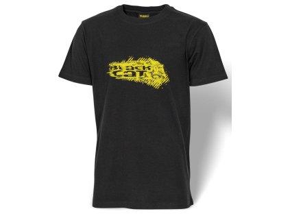 Triko Black Cat Distressed Logo L