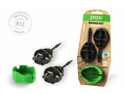 zfish sada method feeder spider medium set 40 50g formicka