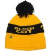 Čepice Black Cat Yellow Bobble Hat