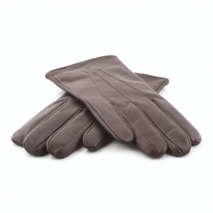 Elegantní pánské zimní rukavice s rozparkem v dlani - Černá - BOHEMIA GLOVES