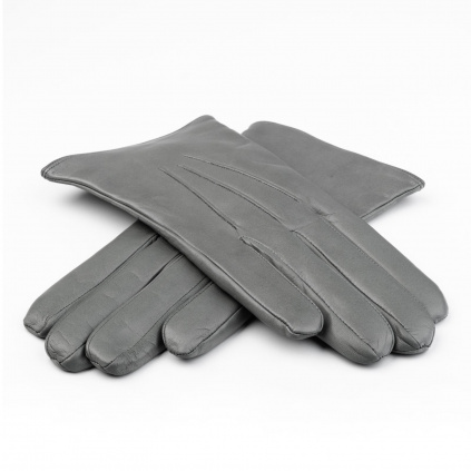 Pánské barevné kožené rukavice - Modrá - BOHEMIA GLOVES