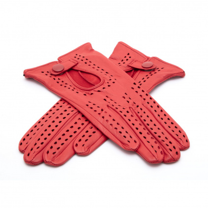 Sportovně-elegantní kožené rukavice pro dámy - Černá - BOHEMIA GLOVES