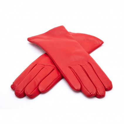 Hladké dámské kožené rukavice - Tabaco - BOHEMIA GLOVES