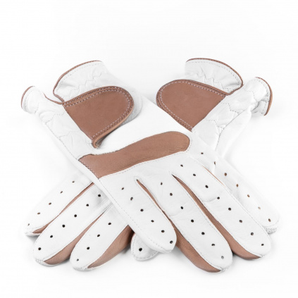 Dámská golfová rukavice s béžovými detaily - Béžová - BOHEMIA GLOVES
