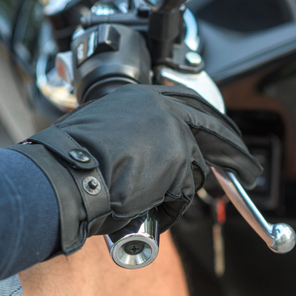 Kožené rukavice pro aktivní muže - Zelená - BOHEMIA GLOVES