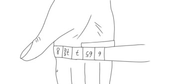 Měření velikosti rukavic