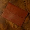 Kožený obal na notebook - Hnědá - BOHEMIA GLOVES