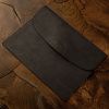 Kožený obal na notebook - Hnědá - BOHEMIA GLOVES