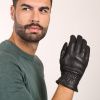 Moderné pánske rukavice s kašmírom