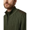 Svetr Chevalier Fjord Plated Wool Cardigan Green