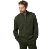 Svetr Chevalier Fjord Plated Wool Cardigan Green