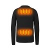 NH Base Layer Top Black back Heat