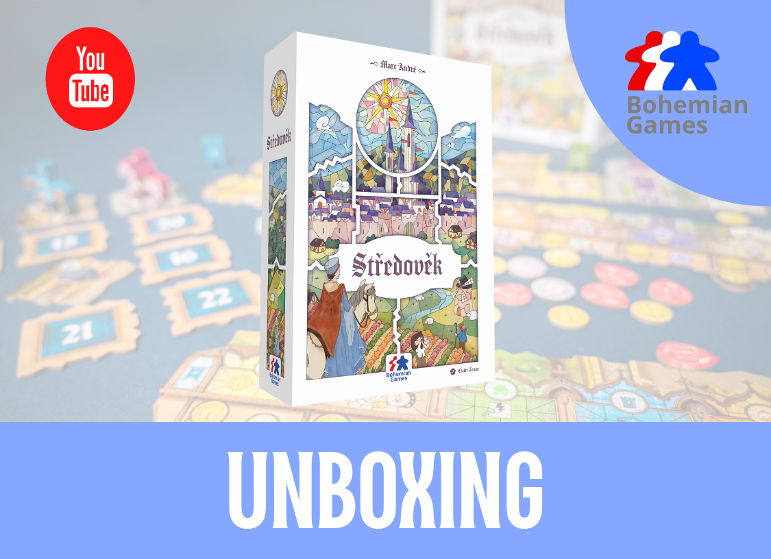 Středověk - unboxing skvělé historické hry, ve které spravujete své panství