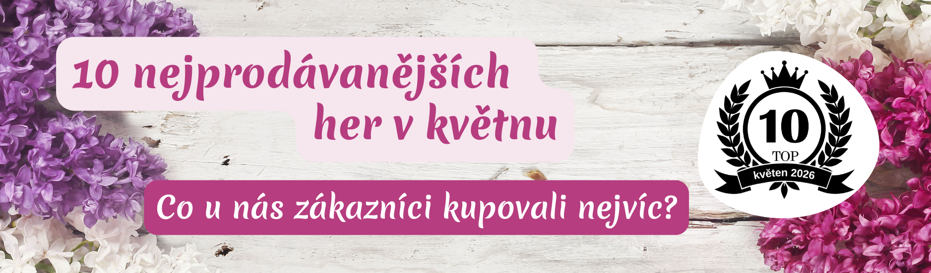TOP 10 za květen 2026