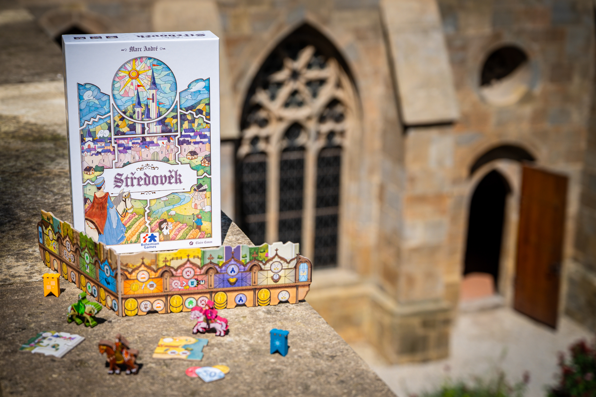 Rodinná desková hra Středověk – vybudujte své panství