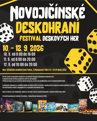 Už tento týden se na vás budeme těšit v @svc_fokus na Novojičínském deskohraní! 🎲 Ve čtvrtek tam potkáte naši Áďu, v pátek...