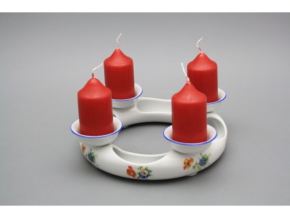 Svícen adventní Polní kvítí AL č. 1