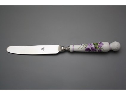 Nůž jídelní Bohemia 1987 Fialky FL č. 1