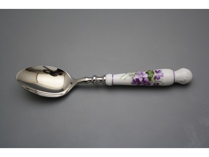 Lžíce jídelní Bohemia 1987 Fialky FL č. 1