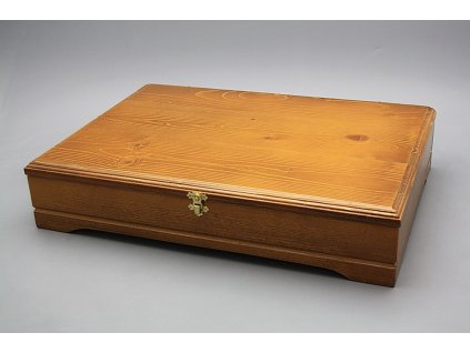 Dřevěná kazeta pro 24dílnou sadu porcelánových příborů č. 1