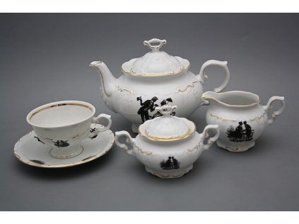 Čajová souprava Marie Louise Rokokové panenky 15dílná GL č. 1