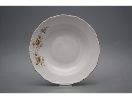 Talíř hluboký 23cm Ofélie Čajové růžičky HHL č. 1
