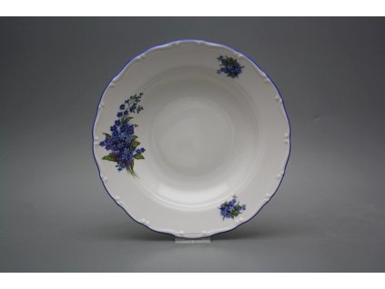 Talíř hluboký 23cm Ofélie Pomněnky CAL č. 1