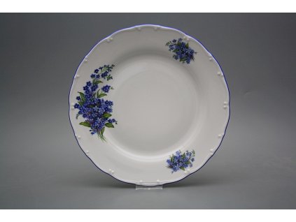 Talíř mělký 25cm Ofélie Pomněnky CAL č. 1