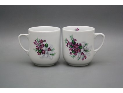 Hrnek Trojka 0,3l Viola s mašlí BB č. 1