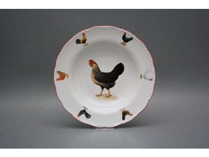 Talíř hluboký 23cm Ofélie Slepičky FCL č. 1