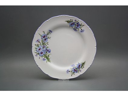 Talíř mělký 25cm Ofélie Chrpy CAL č. 1