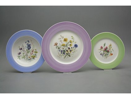 Talířová souprava Nina Kvetoucí louka 24dílná MIX č. 1