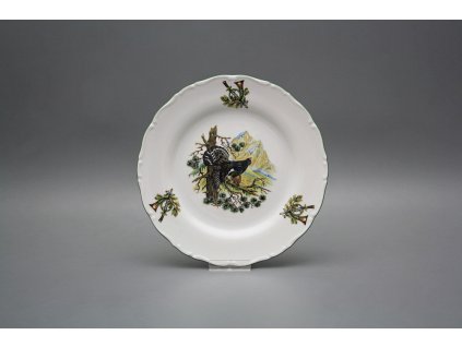 Talíř dezertní 19cm Ofélie Tetřev na stromě GZL č. 1