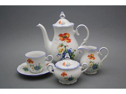 Kávová souprava Ofélie Polní kvítí 15dílná AL č. 1
