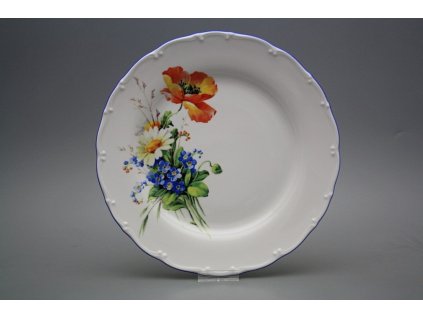 Talíř mělký 25cm Ofélie Polní kvítí HAL č. 1